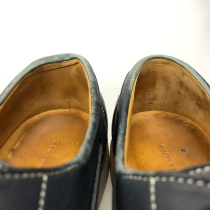 ジョンロブ ISLE デッキシューズ  2099ラスト レザー ネイビー メンズ サイズ8E JOHN LOBB 約27.0cm【AFC41-2】