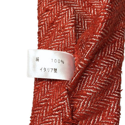 キートン ネクタイ セッテピエゲ 7つ折り 赤系 メンズ KITON【AFI18】