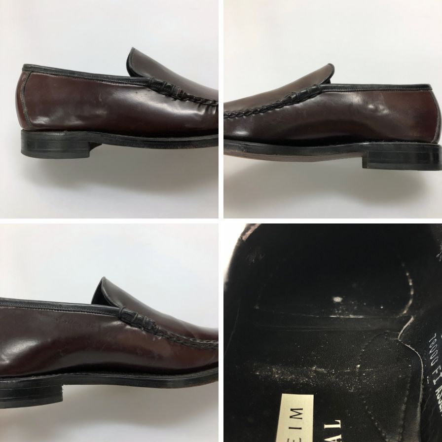 フローシャイム インペリアル ローファー 78000 コードバン メンズ  サイズ8 E ブラウン FLORSHEIM ローファー 約26.5cm【LA】【中古】