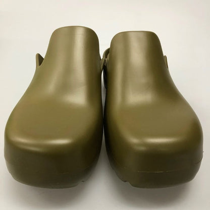 ボッテガヴェネタ サンダル フラッシュ スリッパ ラバー グリーン系 メンズ サイズ43 BOTTEGA VENETA 約28.0cm【AFD14】