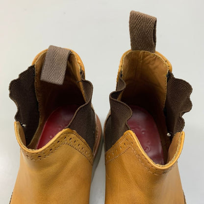 グレンソン チェルシーブーツ サイドゴア ベージュ系 メンズ サイズ5 GRENSON ブーツ 約24.0cm【LA】【中古】