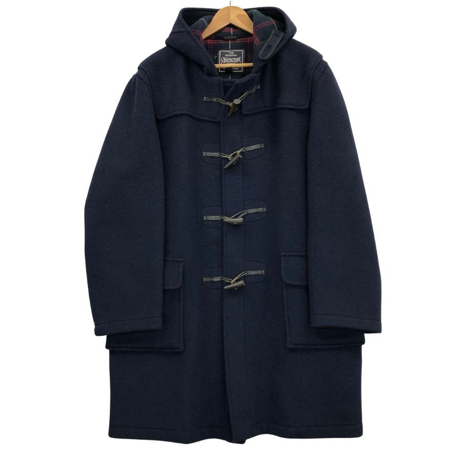 中古◆グローバーオール ダッフルコート 80S イングランド製 ネイビー ウール メンズ サイズUSA42 gloverall 【AFA11】