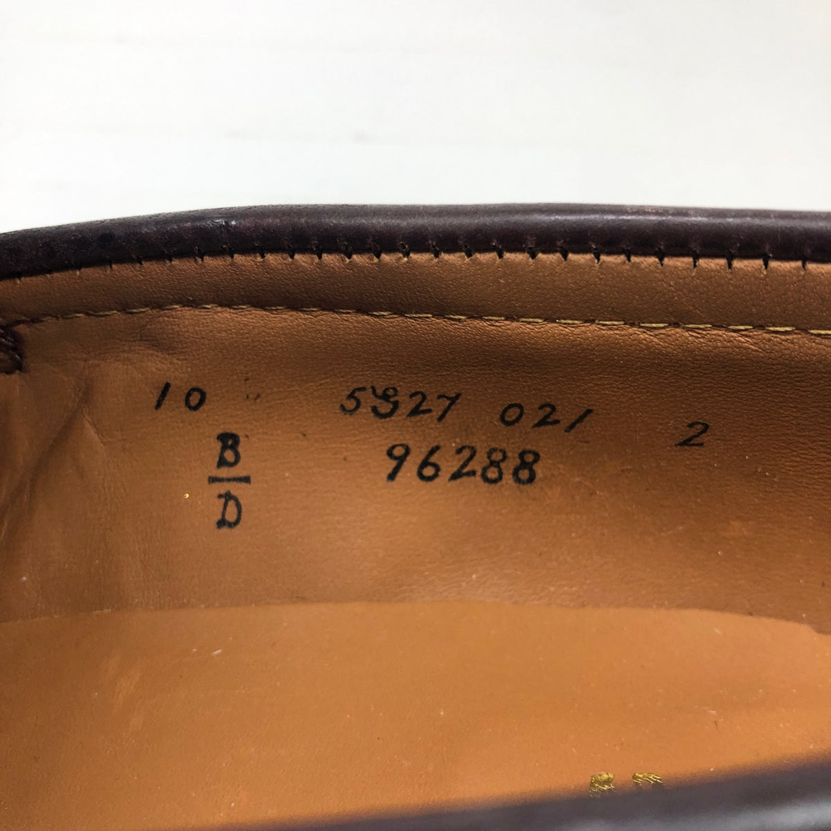 オールデン コードバン レザー コインロファー 96288 メンズ サイズ10D ダークバーガンディ ALDEN ローファー 約28.0cm【LA】【中古】
