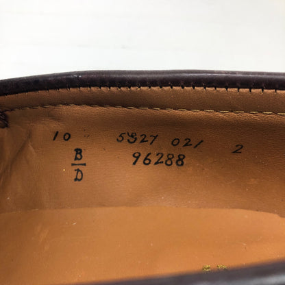 オールデン コードバン レザー コインロファー 96288 メンズ サイズ10D ダークバーガンディ ALDEN ローファー 約28.0cm【LA】【中古】