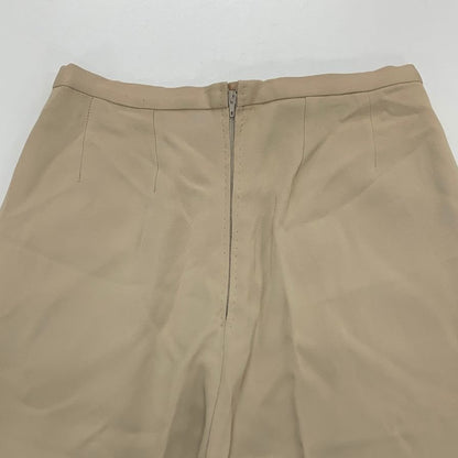 ジョルジオアルマーニ パンツ バックジップ ベージュ レディース サイズ38 GIORGIO ARMANI 【AFB37】