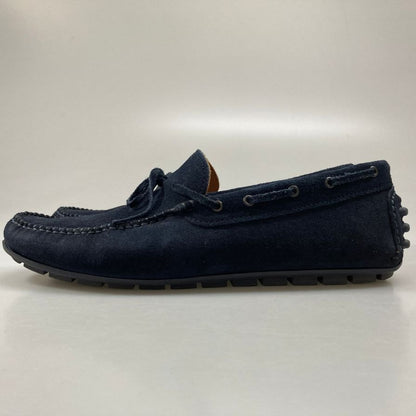 バーニーズニューヨーク ドライビングシューズ スエード モカシン メンズ ネイビー サイズ42 BARNEYS NEWYORK 約27.0cm【AFC32】