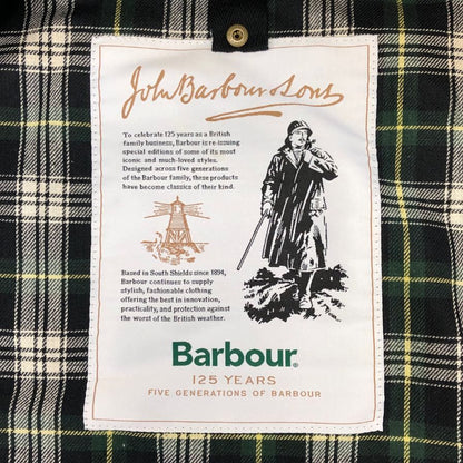 バブアー ビデイルジャケット 125周年記念モデル MWX1543SG51 メンズ サイズM ブラック Barbour 125YEARS ICONS BEDALE JACKET【LA】