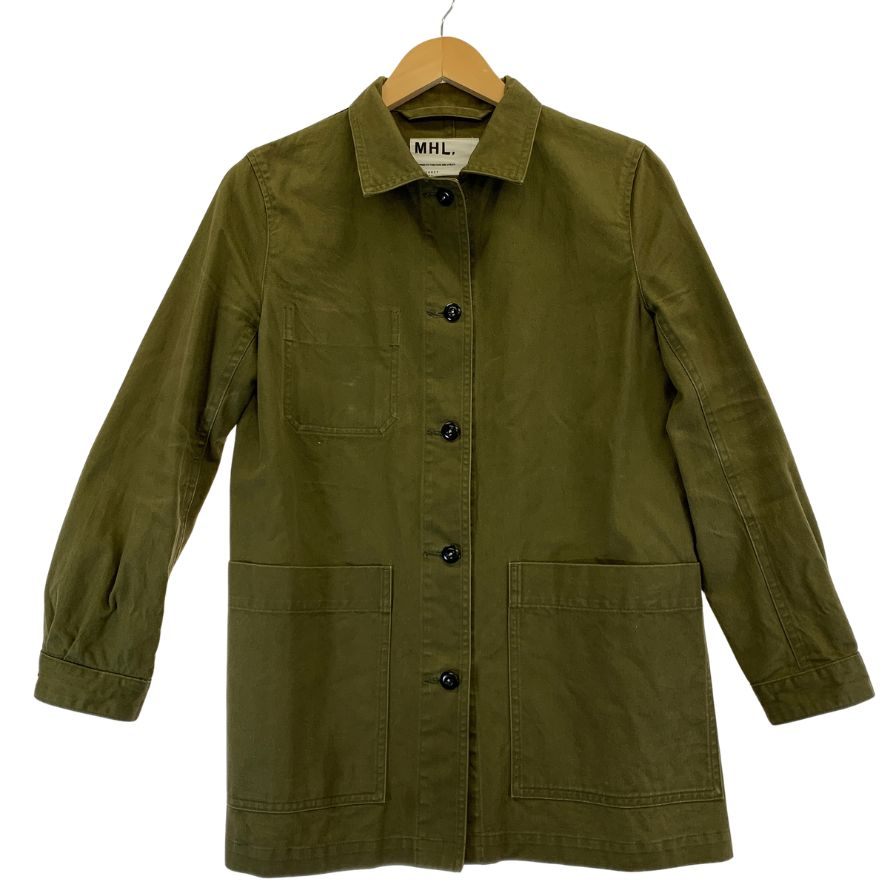 美品◆マーガレットハウエル カバーオール カーキ レディース サイズ1 MARGARET HOWELL 【AFB16】
