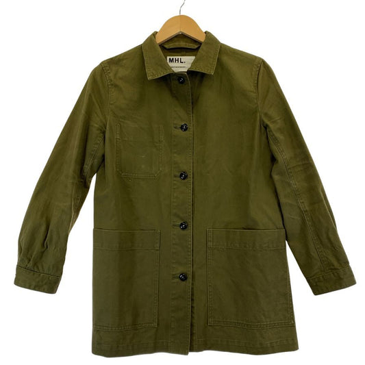 美品◆マーガレットハウエル カバーオール カーキ レディース サイズ1 MARGARET HOWELL 【AFB16】