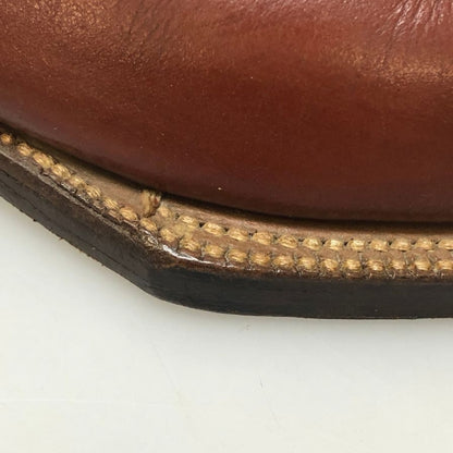 ジャーマン レザーシューズ パンチドキャップ カーフ ブラウン メンズ サイズUS10.5D Jarman 約28.5cm【AFC8】