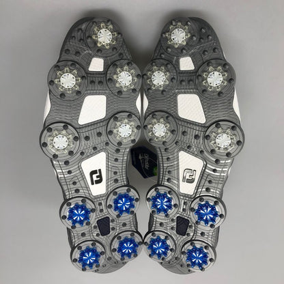 フットジョイ ゴルフシューズ レザー ローカット ダイヤルワイヤー式 ホワイト メンズ サイズ11.5 FJ FootJoy TOURS-A 約29.5cm【AFC5】