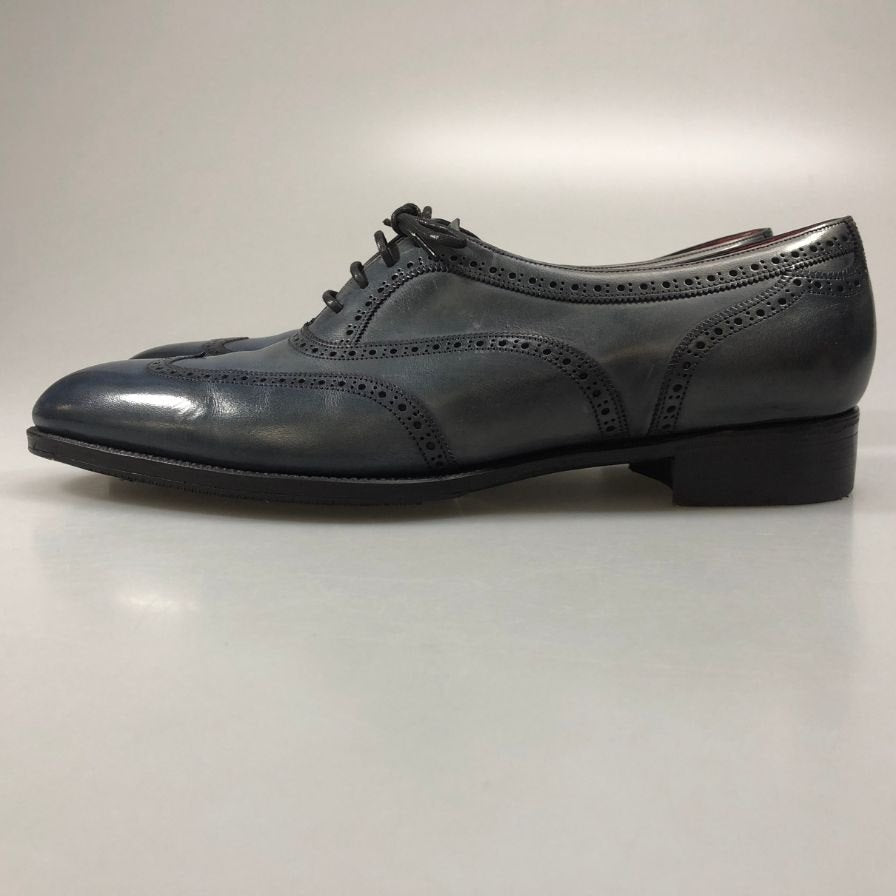 ガジアーノ&ガーリング ヴェローナ ウイングチップ ブルー UK7E イングランド製 GAZIANO&GIRLING 約25.5cm【AFD14】
