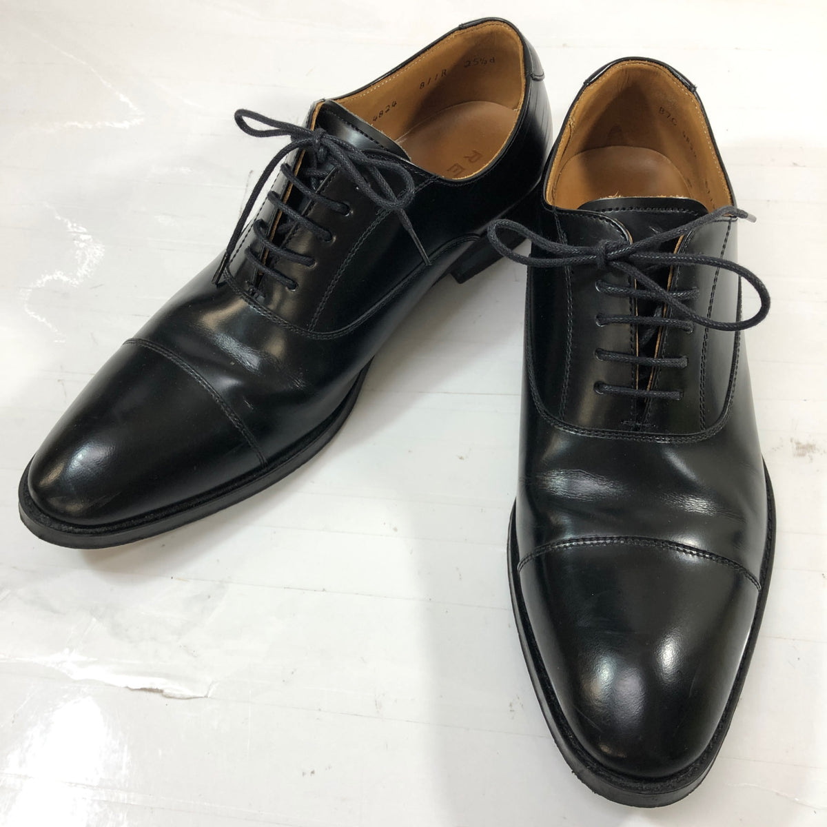 リーガル 811R ドレスシューズ メンズ サイズ 25ハーフ ブラック REGAL 約25.5cm【YB5】