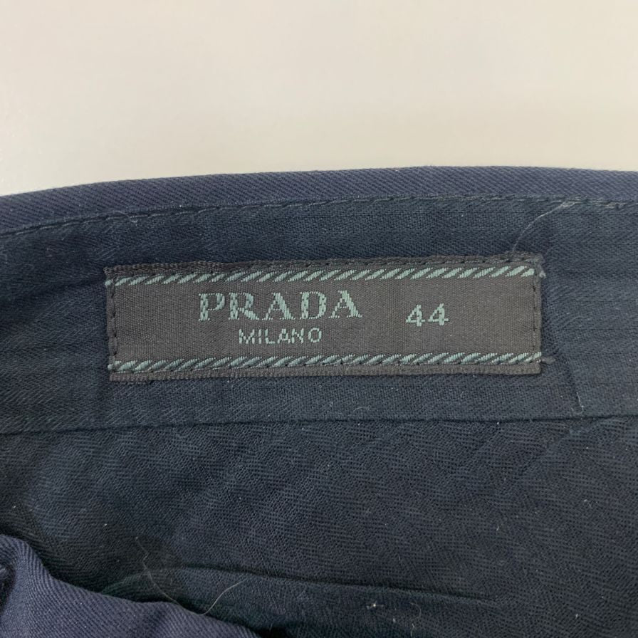プラダ スラックス 現行タグ ネイビー メンズ サイズ44 PRADA 【AFA22】
