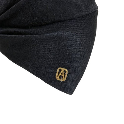 アレクサンドル ドゥ パリ リボンバレッタ 髪留め フランス製 ブラック レディース ALEXANDRE DE PARIS