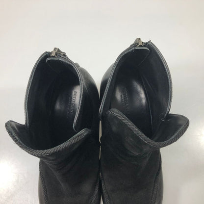 ボッテガ ヴェネタ ショートブーツ カーフスエードコンビ サイズ40 BOTTEGA VENETA 約25.0cm【AFC36】
