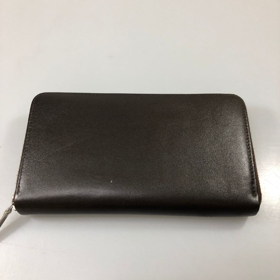 ホワイトハウスコックス ラウンドジップ ロングウォレット ホースハイド ダークブラウン 長財布 Whitehouse Cox【AFB55】