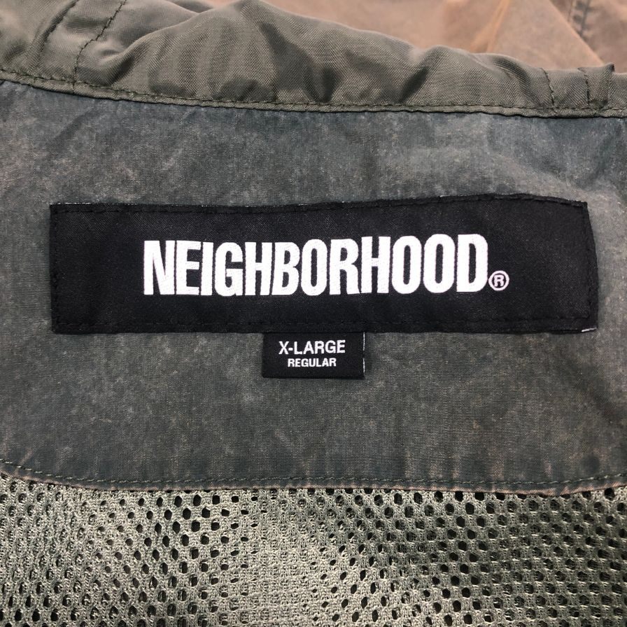 極美品◆ネイバーフッド 25SS マウンテンパーカー FADED MP JACKET カーキ メンズ サイズXL 251SZNH-JKM03 NEIGHBORHOOD 【AFA22】