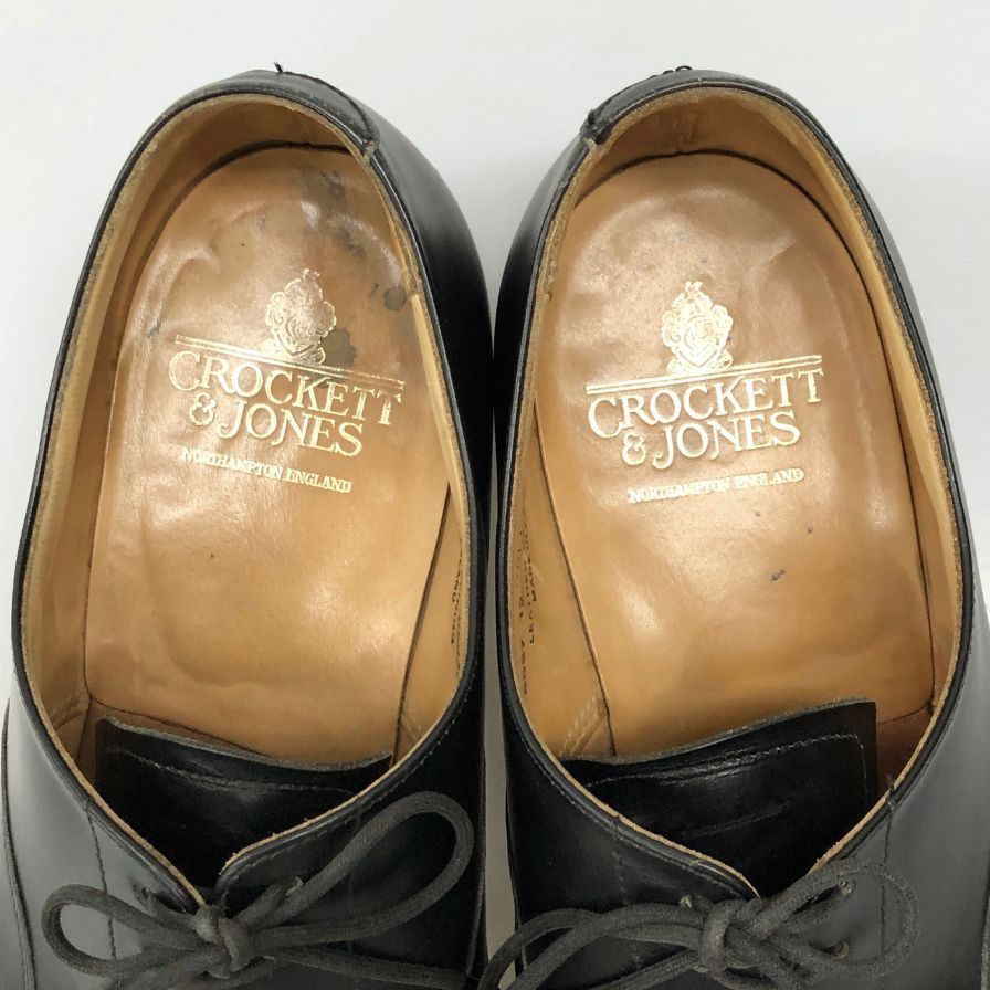 クロケット&ジョーンズ ハラム ストレートチップ ブラック サイズUK8.5E メンズ Crockett&Jones 約27.5cm【AFC42】
