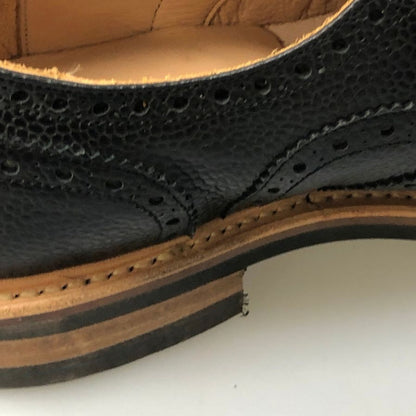 ジョンホワイト ウィングチップ レザーシューズ KB202 ブラック サイズ6.5 メンズ John White 約25.5cm【AFD4】