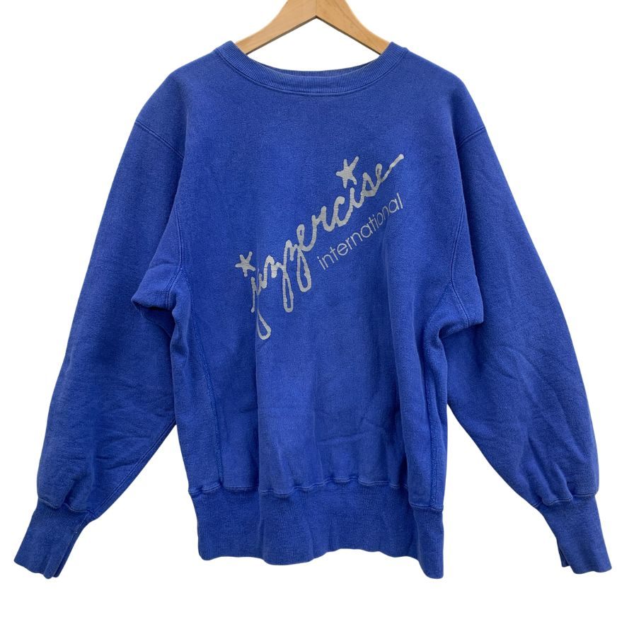 中古◆チャンピオン リバースウィーブ 90S スウェット ブルー メンズ サイズL Champion REVERSE WEAVE 【AFA13】