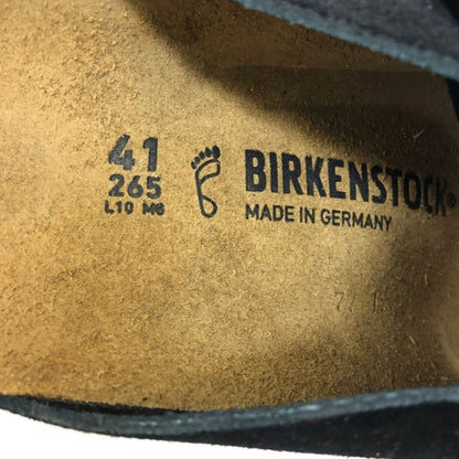 ビルケンシュトック 1022350 KYOTO スエードサンダル ブラック サイズ41 メンズ BIRKENSTOCK 約26.5cm【AFD4】