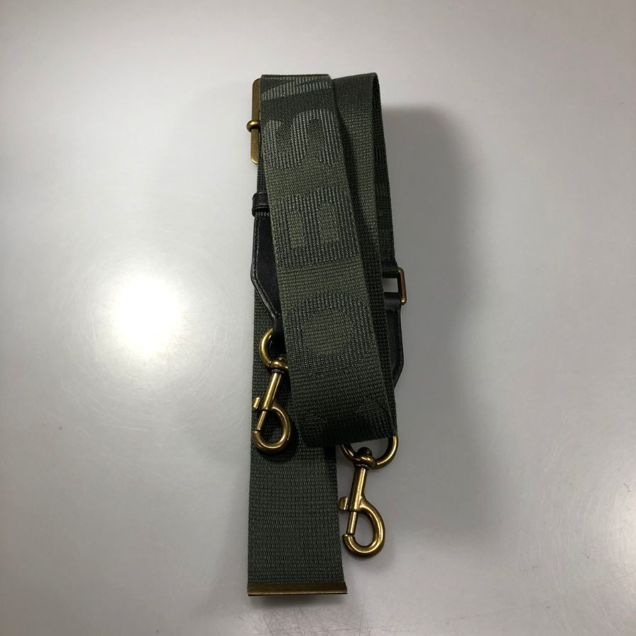 マークジェイコブス ショルダーストラップ ロゴ キャンバス×レザー MARC JACOBS【AFB52】【中古】
