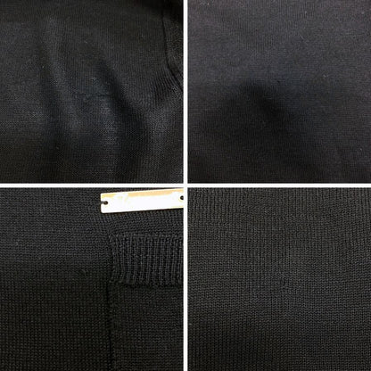 極美品◆ディースクエアード カーディガン シルク100% レディース サイズM ブラック S75HA0522 S15155 DSQUARED2 【AFB28】