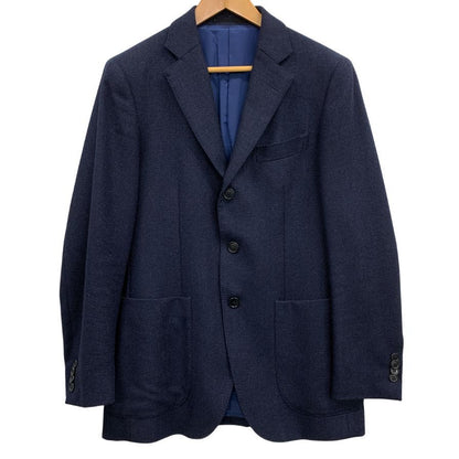 美品◆ロロピアーナ ドリームツイード 鎌倉 メンズサイズ M ブルー系 Loro Piana 【AFB45】