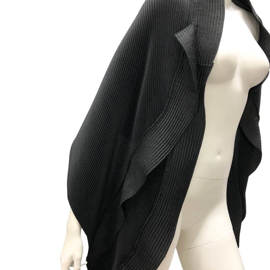 スペッチオ プリーツ ショール No.411-607 ブラック ポリエステル レディース サイズ40 SPECCHIO PLEATS【AFI15】