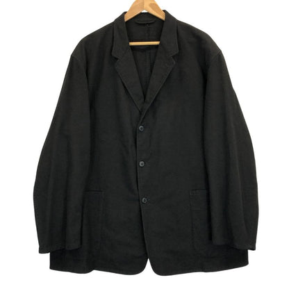 極美品◆コモリ 25AW コットンネルジャケット ブラック メンズ サイズ2 C03-01004 COMOLI 【AFB5】