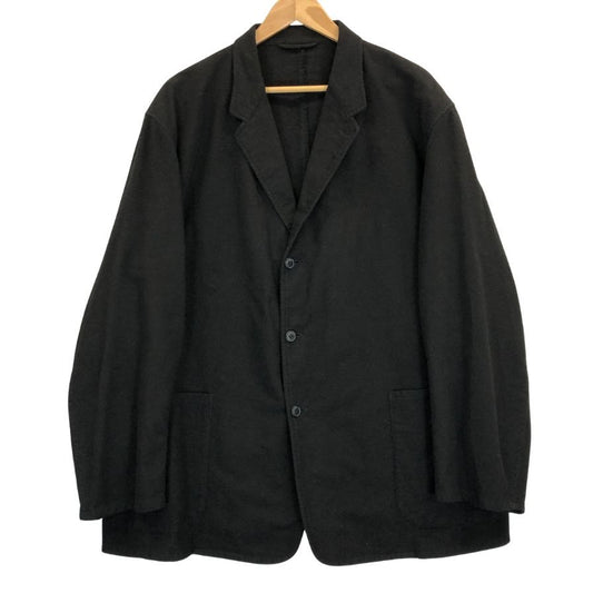極美品◆コモリ 25AW コットンネルジャケット ブラック メンズ サイズ2 C03-01004 COMOLI 【AFB5】