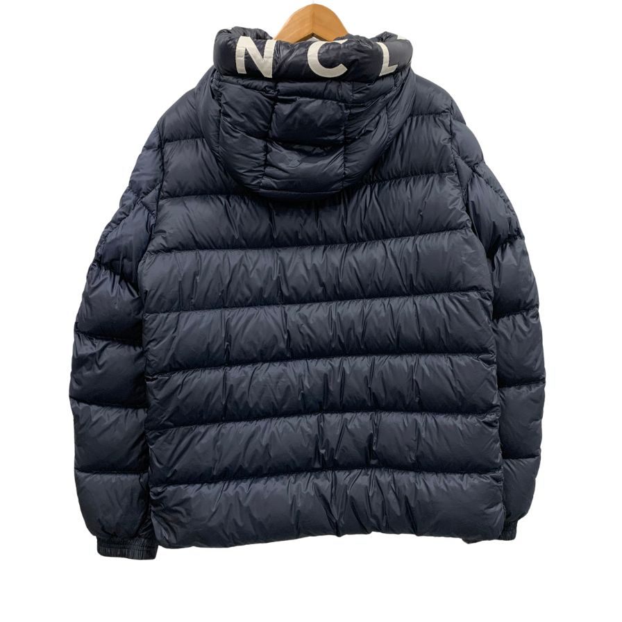 中古◆モンクレール ダウンジャケット SALZMAN ネイビー サイズ4 メンズ MONCLER 【AFB43】