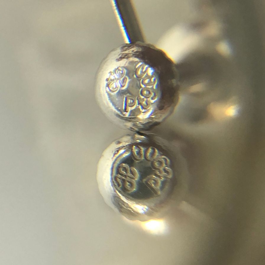 ノーブランド イヤリング PT900 ダイヤ0.11ct 総重量2.3g【AFI2】【中古】