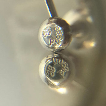 ノーブランド イヤリング PT900 ダイヤ0.11ct 総重量2.3g【AFI2】【中古】