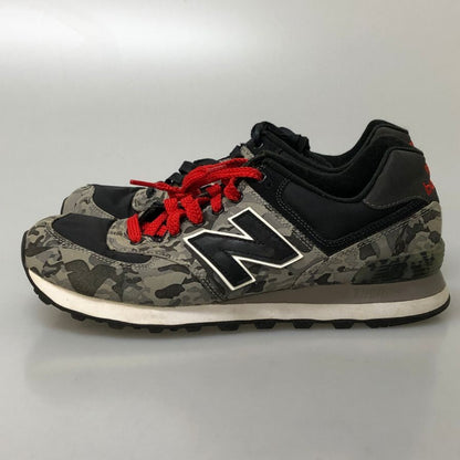 ニューバランス スニーカー 574 クラシック カモフラ柄 メンズ 27.5cm ブラック New Balance 約27.5cm【PTM5】