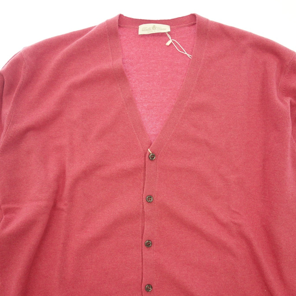 Like new◆Della Ciana Cardigan Cashmere x Wool Men's Size 60 Pink Della Ciana [AFB15] 