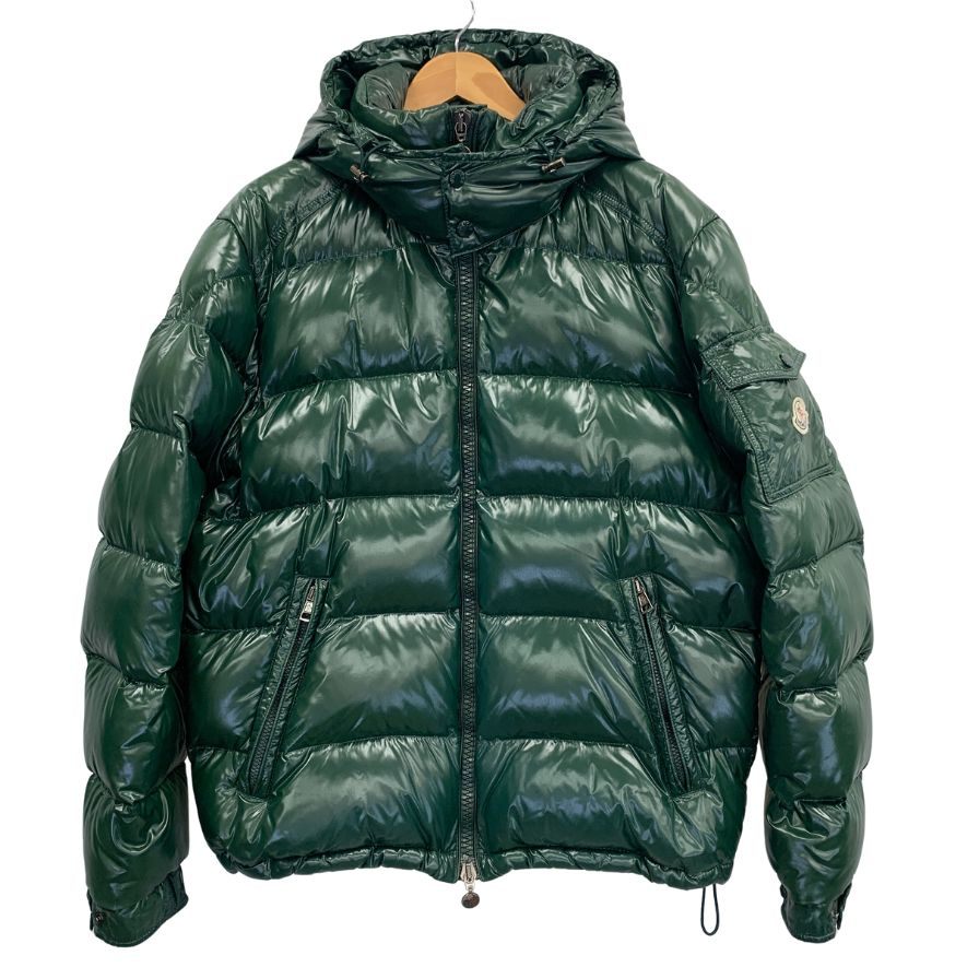 中古◆モンクレール マヤ ダウンジャケット レディース サイズ 5 グリーン  MONCLER MAYA 【AFA3】