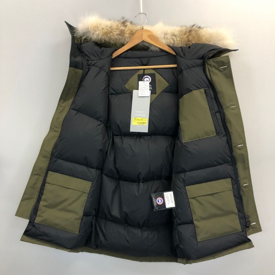 新品同様◆カナダグース ダウンジャケット 3426MA シャトーパーカ フュージョン カーキ メンズ サイズS CANADA GOOSE CHATEAU PARKA 【AFF24】