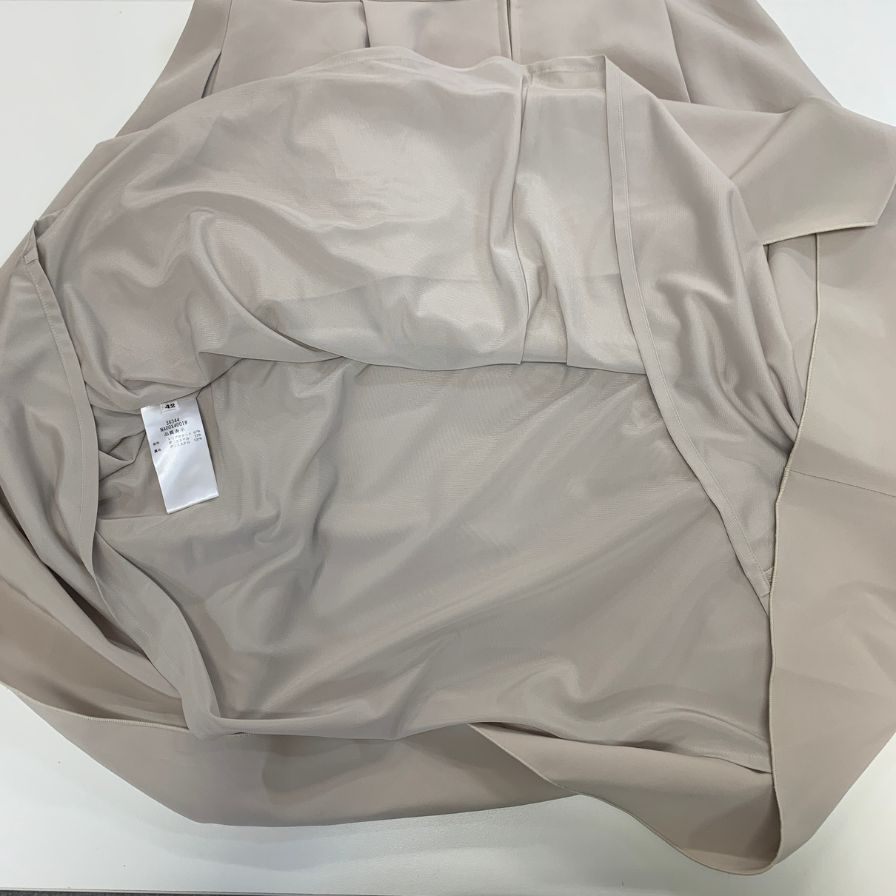 極美品◆フォクシーニューヨーク ノースリーブワンピース バロン マットストレッチグログラン 36344 グレー系 レディース サイズ42 FOXEY NEWYORK 【AFB19】