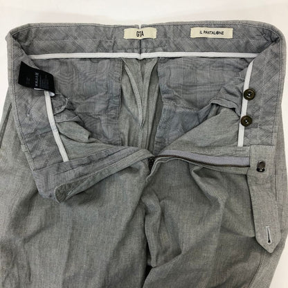 ジーティーアー  パンツ トラウザー サイドボタン リネン混 メンズ サイズ46 グレー系 GTA IL PANTALONE 【AFB36】