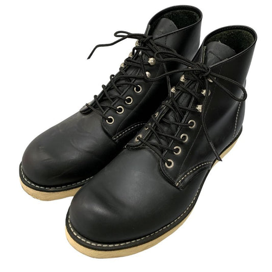 レッドウィング アイリッシュセッター ドックタグ  8165 プレーントゥ  ブラック メンズサイズ UK 8.5 A Red Wing 約27.0cm【AFC43】