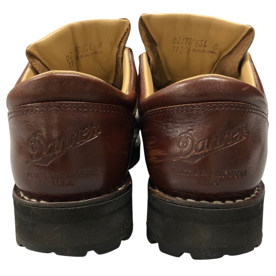 ダナー レザーシューズ D217006SL マウンテンライト ロー 本革 レースアップ ブラウン メンズ サイズ26cm Danner MT.RIDGE LOW 約26.0cm【AFD8】