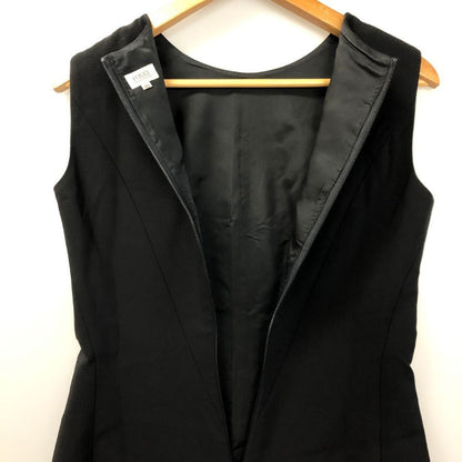 美品◆フォクシー ブティック ワンピース ノースリーブ 16443 ウール ブラック レディース サイズ40 FOXEY BOUTIQUE 【AFB3】