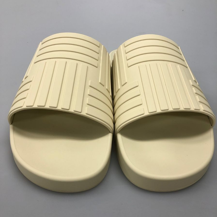 ボッテガヴェネタ サンダル スライドサンダル ベージュ系 メンズ サイズ44 BOTTEGA VENETA 約29.0cm【AFD9-2】