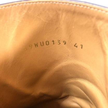 メゾン マルジェラ ブーツ ヒール 変形 メタリック ジップ 39WU0139 パープル サイズ41 レディース Maison Margiela 約26.0cm【AFC52】