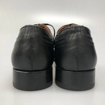 ロブス レザーシューズ ストレートチップ   カーフ  ブラック メンズ サイズ38 LOBBS 約23.0cm【AFC43】