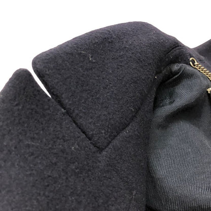 美品◆ステラマッカートニー ミドルコート 1B ウール ネイビー レディース サイズ40 STELLA McCARTNEY 【AFA8】