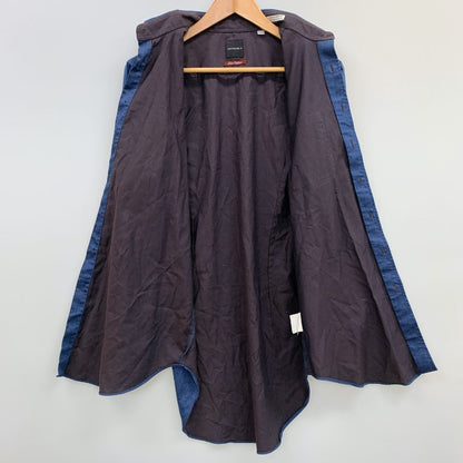 美品◆サルトリアデルグロッソ シャツ ポリエステル メンズ ブルー サイズ39-82 SARTORIA DEL GROSSO 【AFB7】