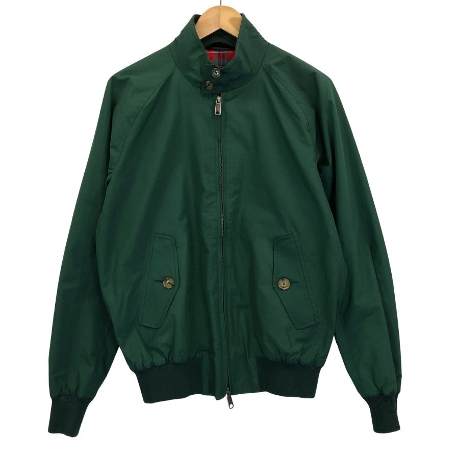 美品◆バラクータ G4 ハリントンジャケット グリーン メンズ サイズ38 BARACUTA 【AFA8】